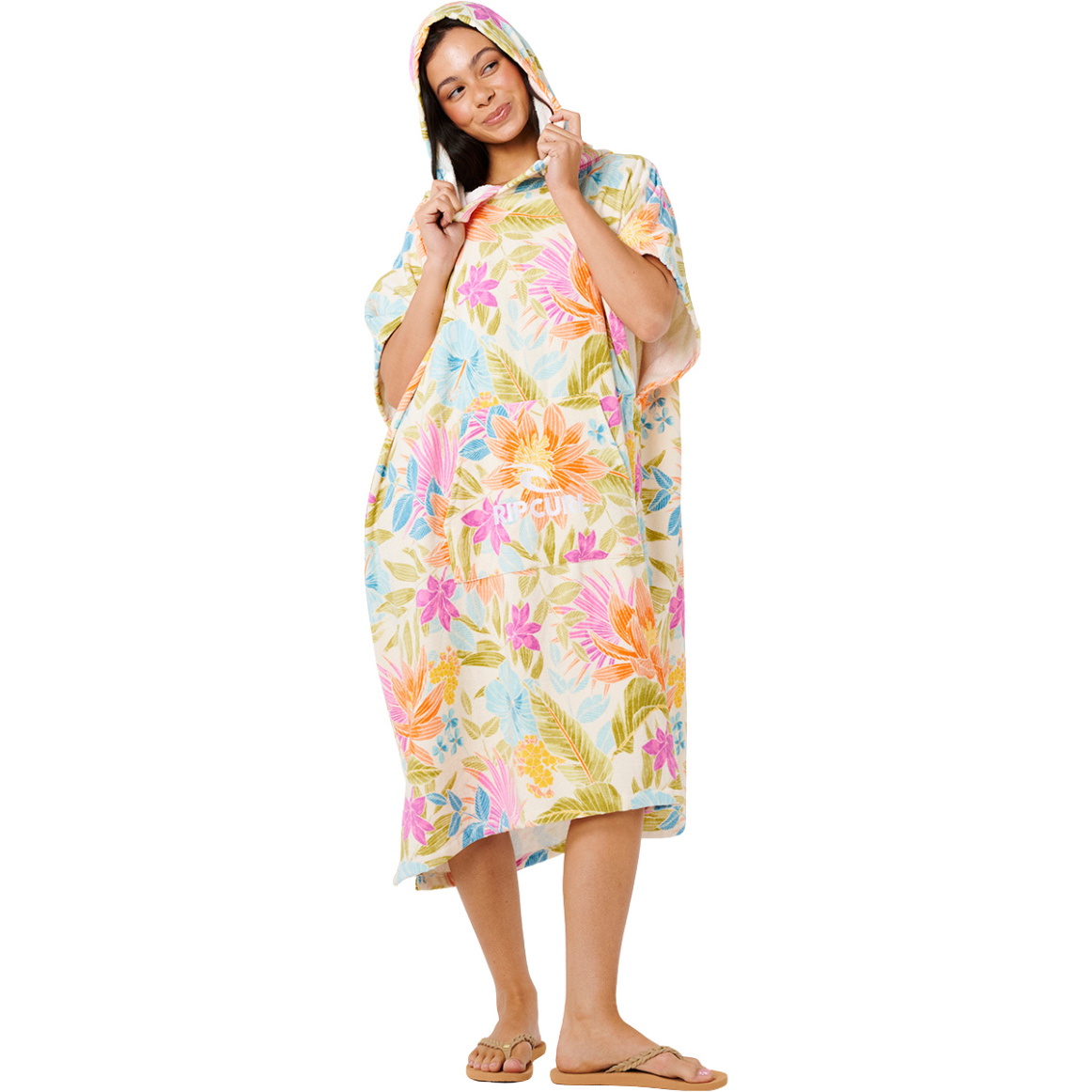 2026 Rip Curl Womens Mixed Hooded Poncho Towel 00VWTO - Multico